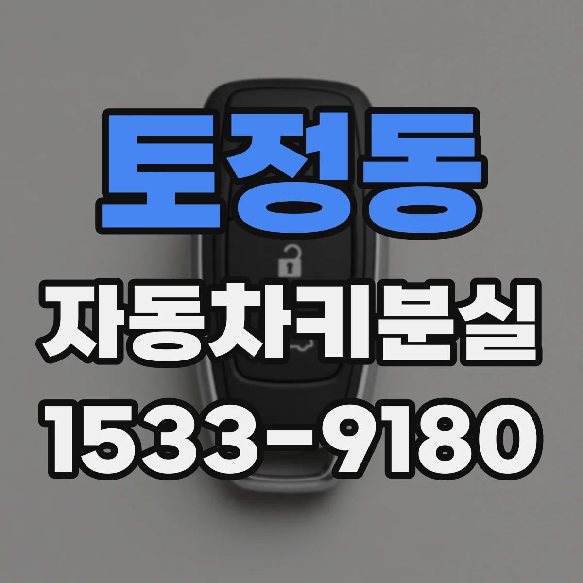 토정동 자동차키분실