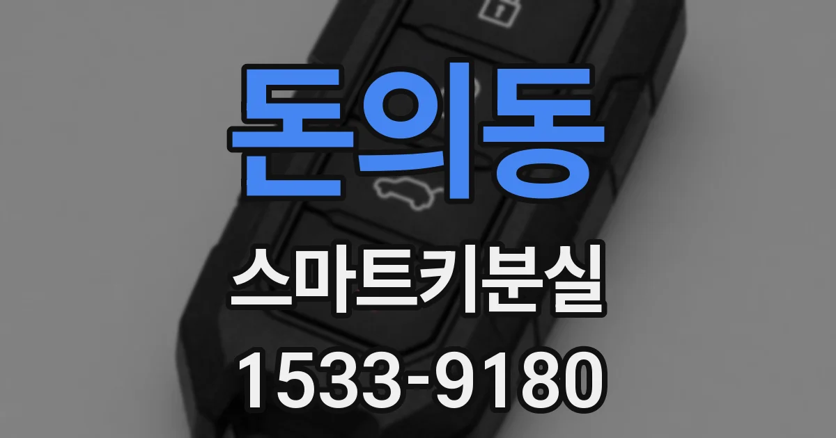 돈의동 스마트키분실