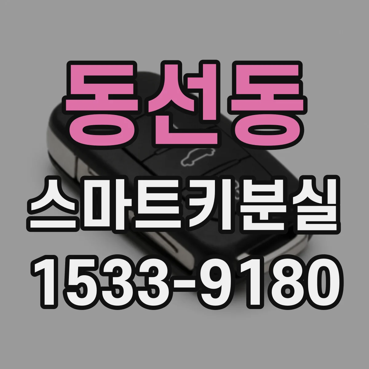 동선동 스마트키분실