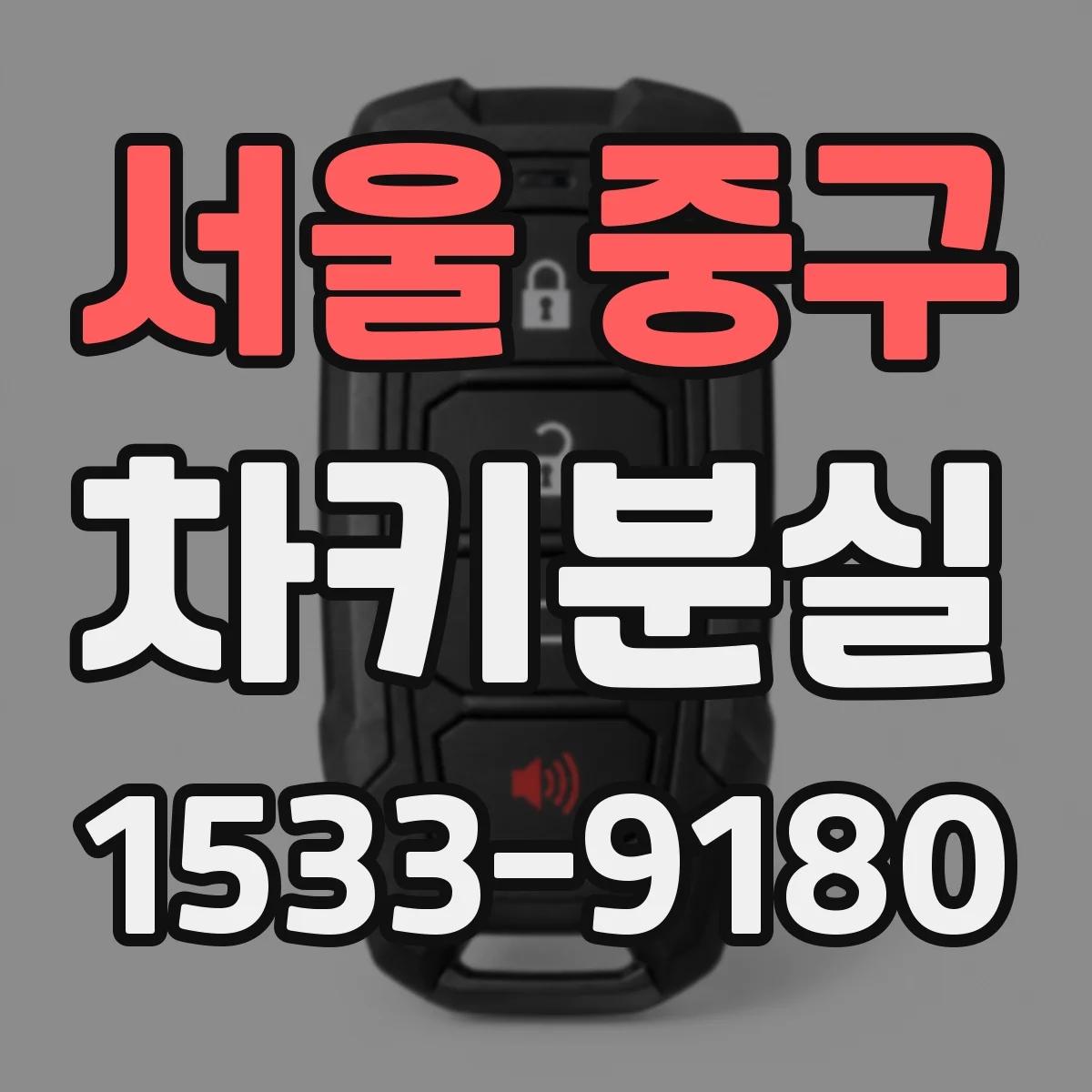 서울 중구 차키분실