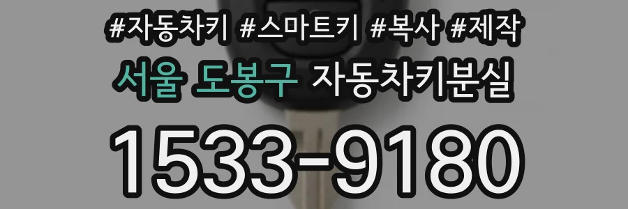 서울 도봉구 자동차키분실
