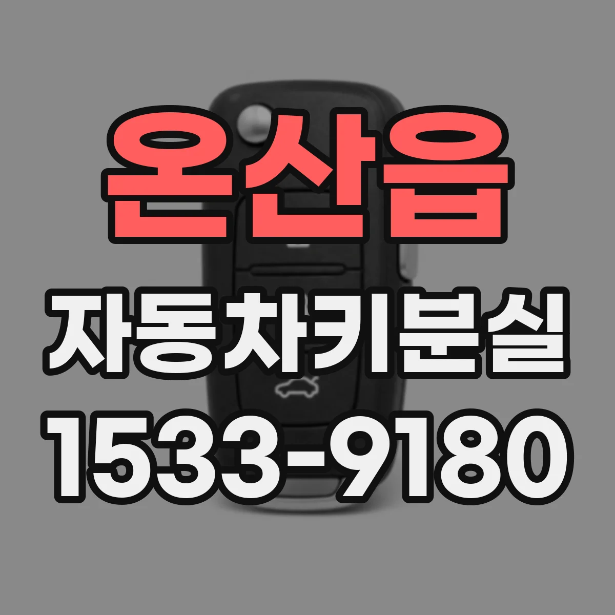 온산읍 자동차키분실