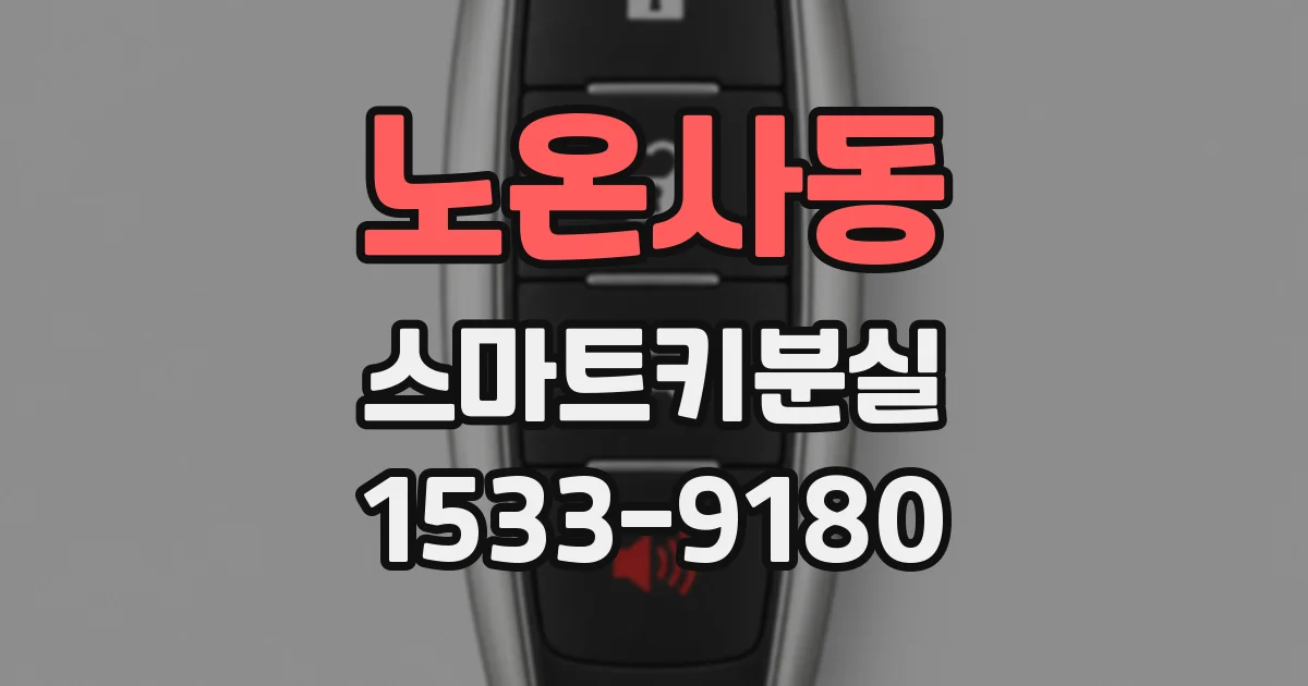 노온사동 스마트키분실