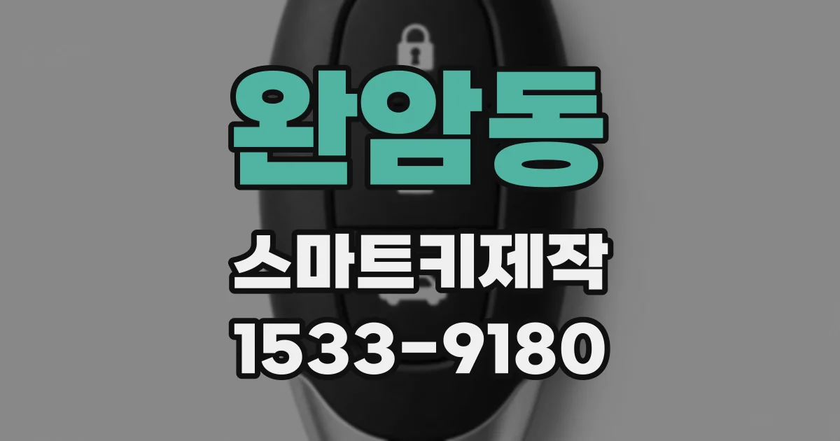 완암동 스마트키제작
