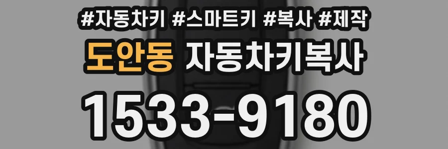 도안동 자동차키복사