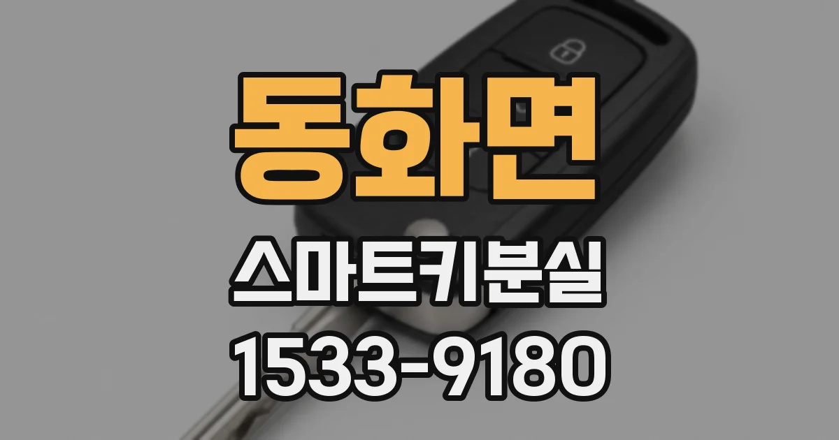 동화면 스마트키분실