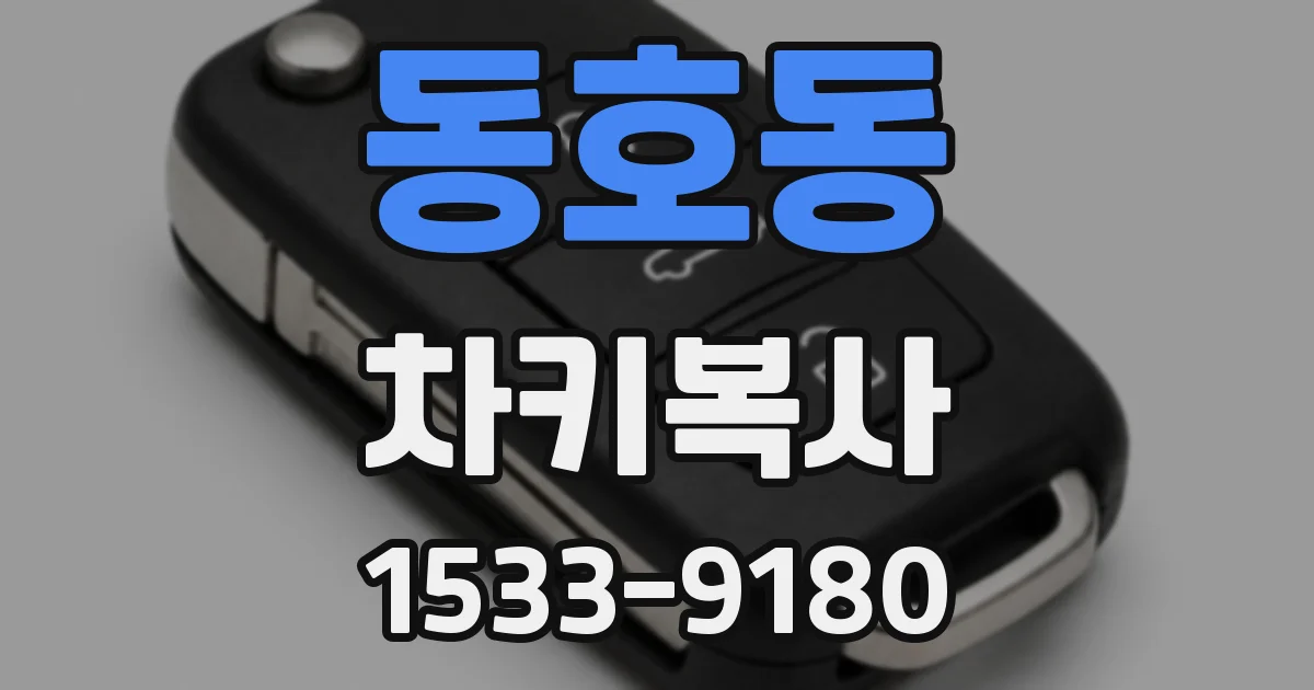 동호동 차키복사