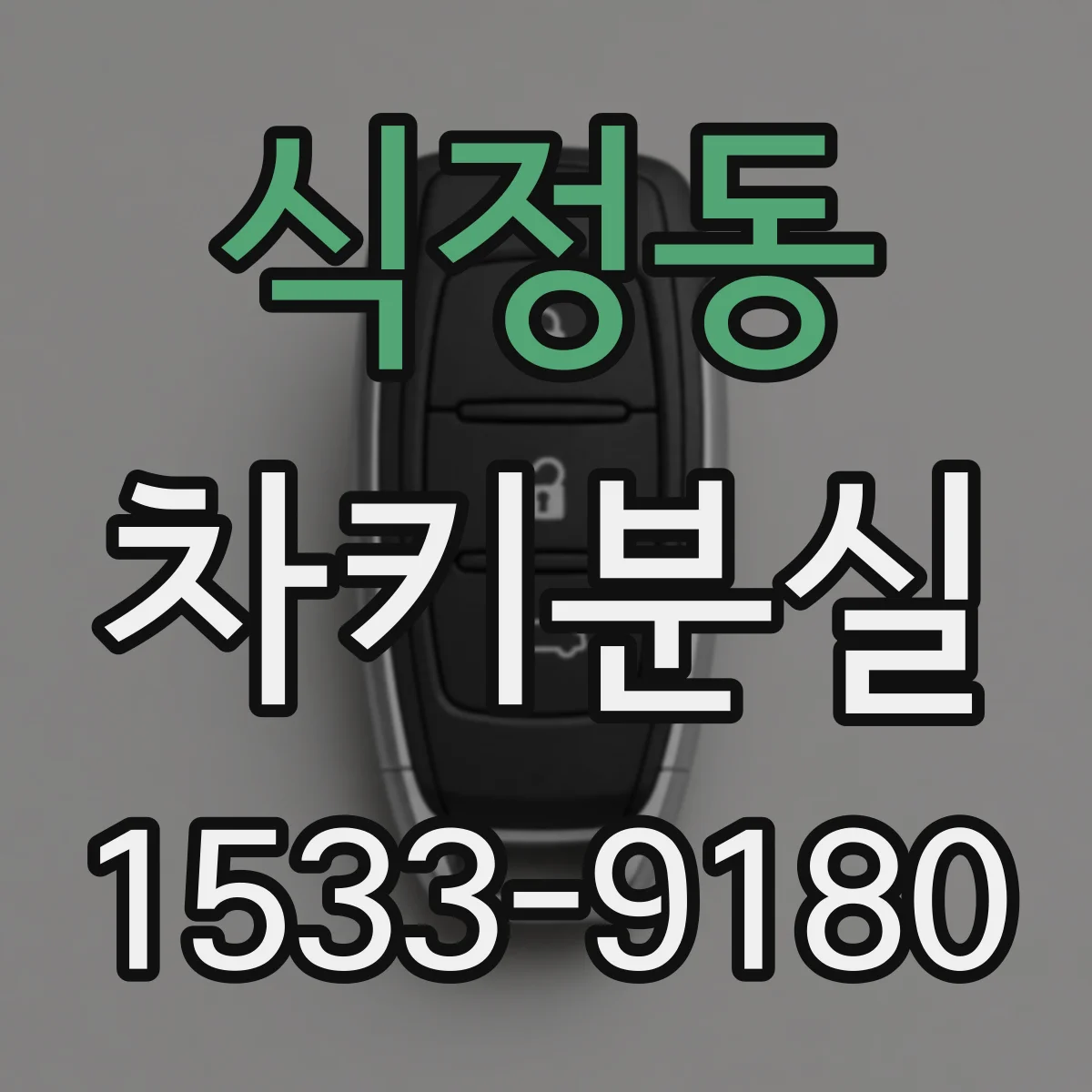 식정동 차키분실