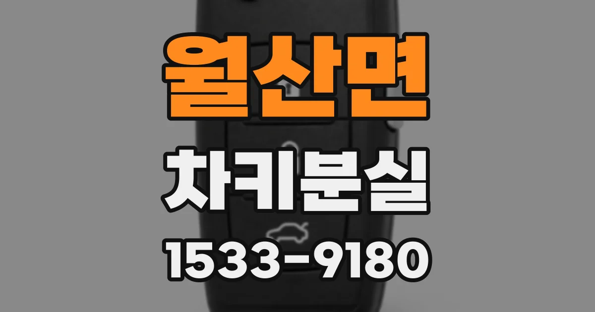 월산면 차키분실