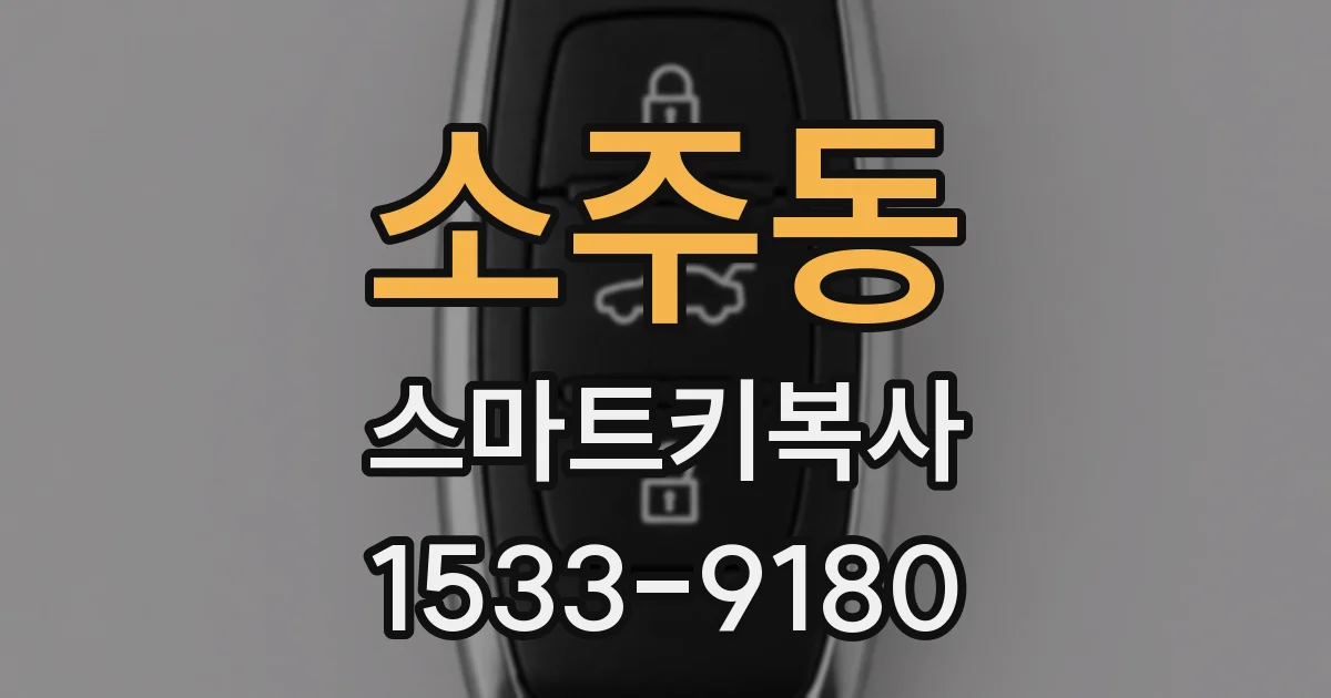 소주동 스마트키복사