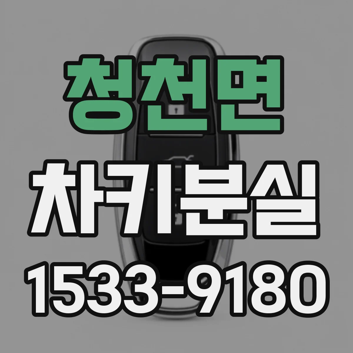 청천면 차키분실