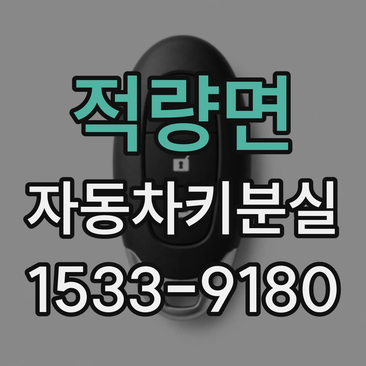적량면 자동차키분실