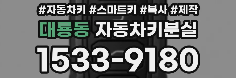 대룡동 자동차키분실
