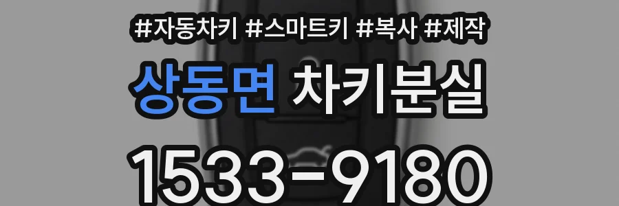 상동면 차키분실