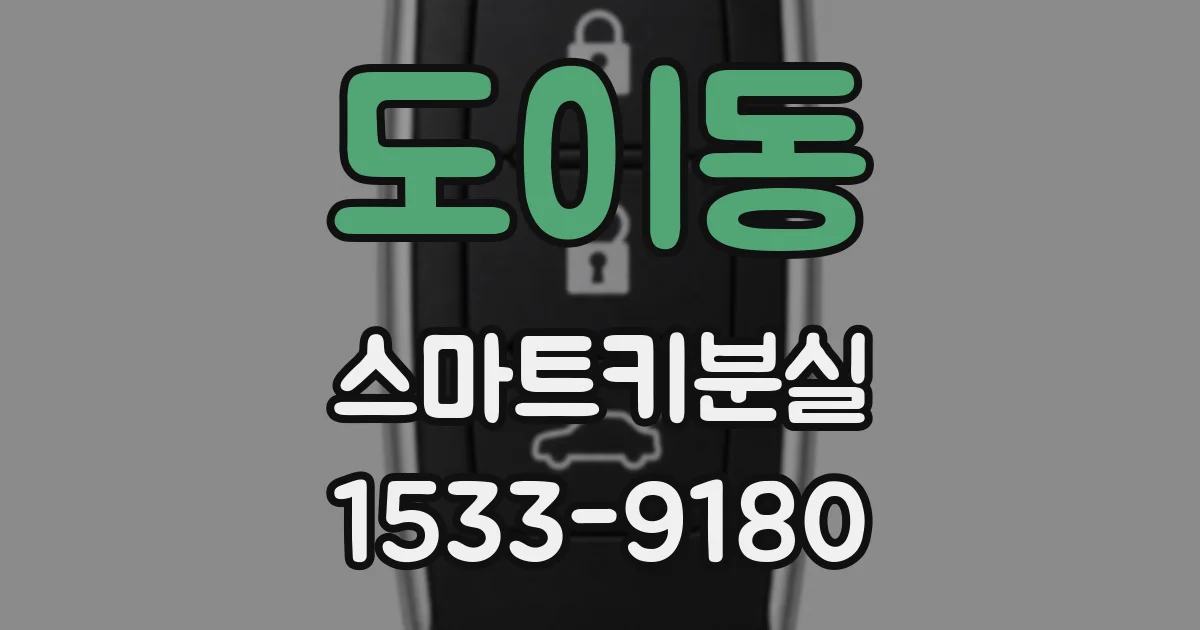 도이동 스마트키분실