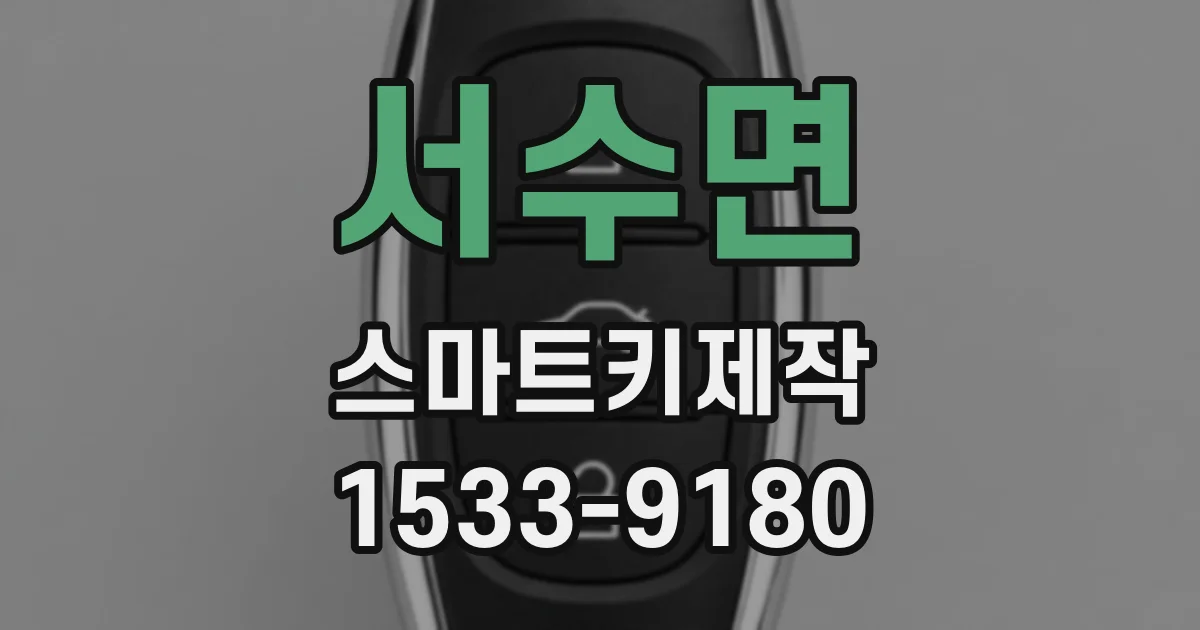 서수면 스마트키제작
