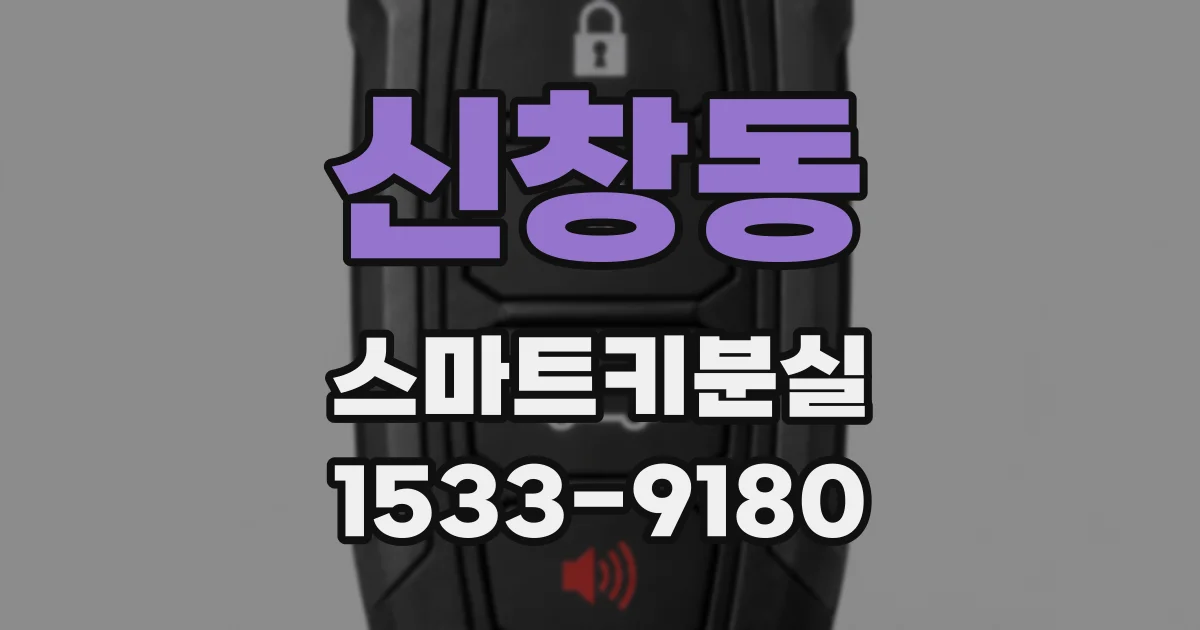 신창동 스마트키분실