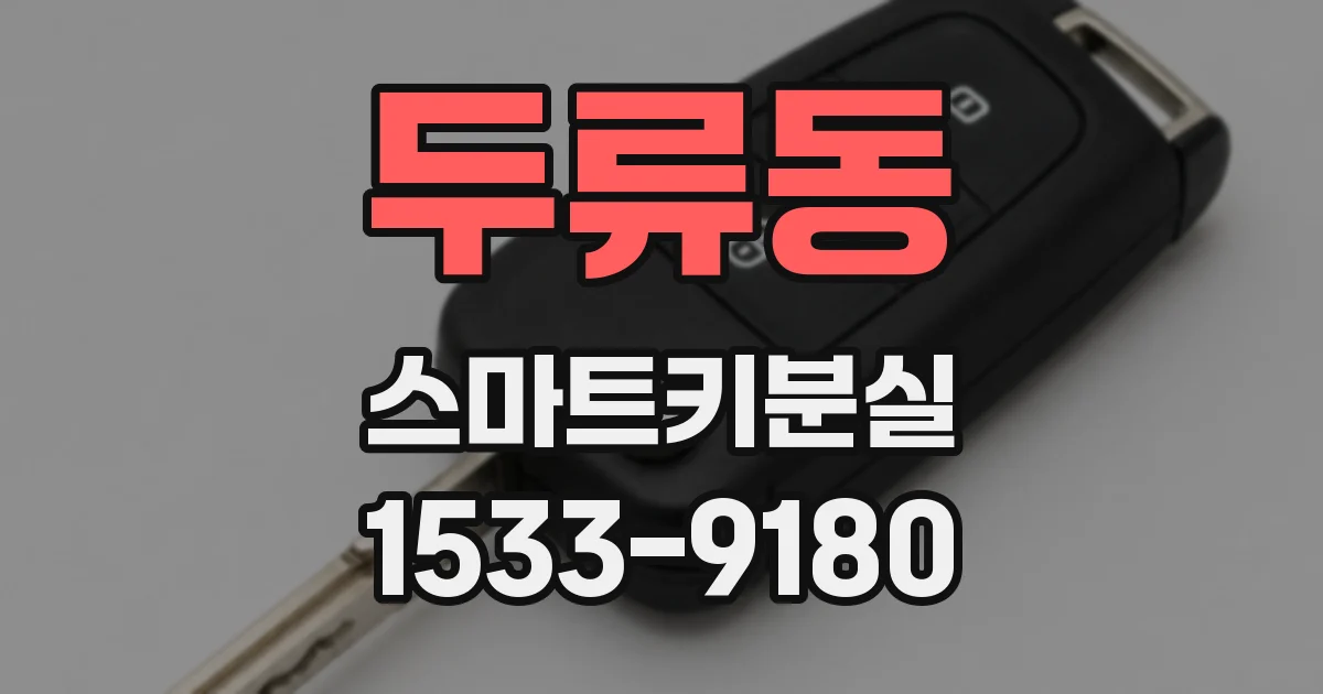 두류동 스마트키분실