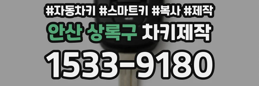 안산 상록구 차키제작