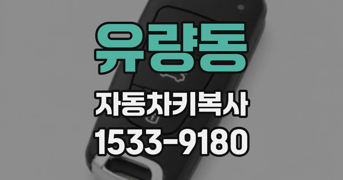 유량동 자동차키복사