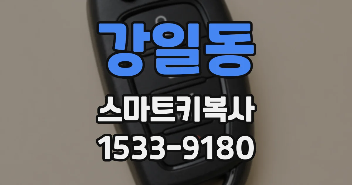 강일동 스마트키복사