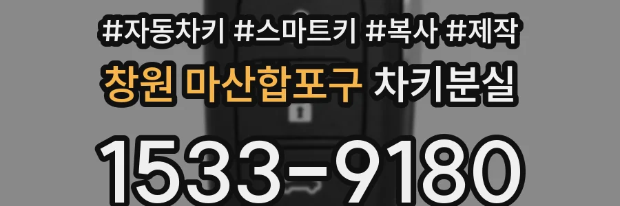 창원 마산합포구 차키분실