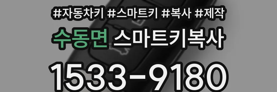 수동면 스마트키복사