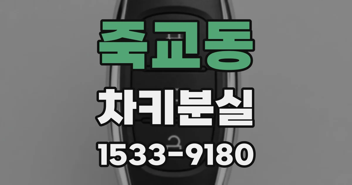 죽교동 차키분실