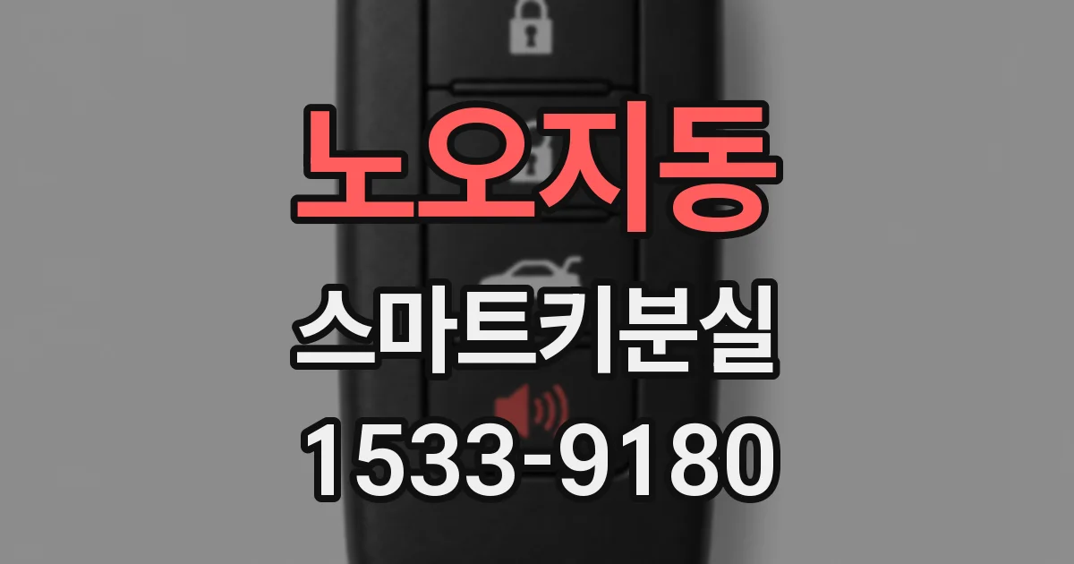 노오지동 스마트키분실