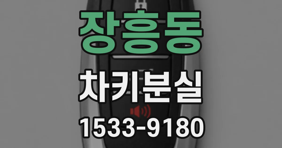 장흥동 차키분실