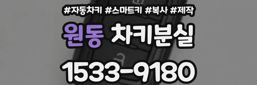 원동 차키분실