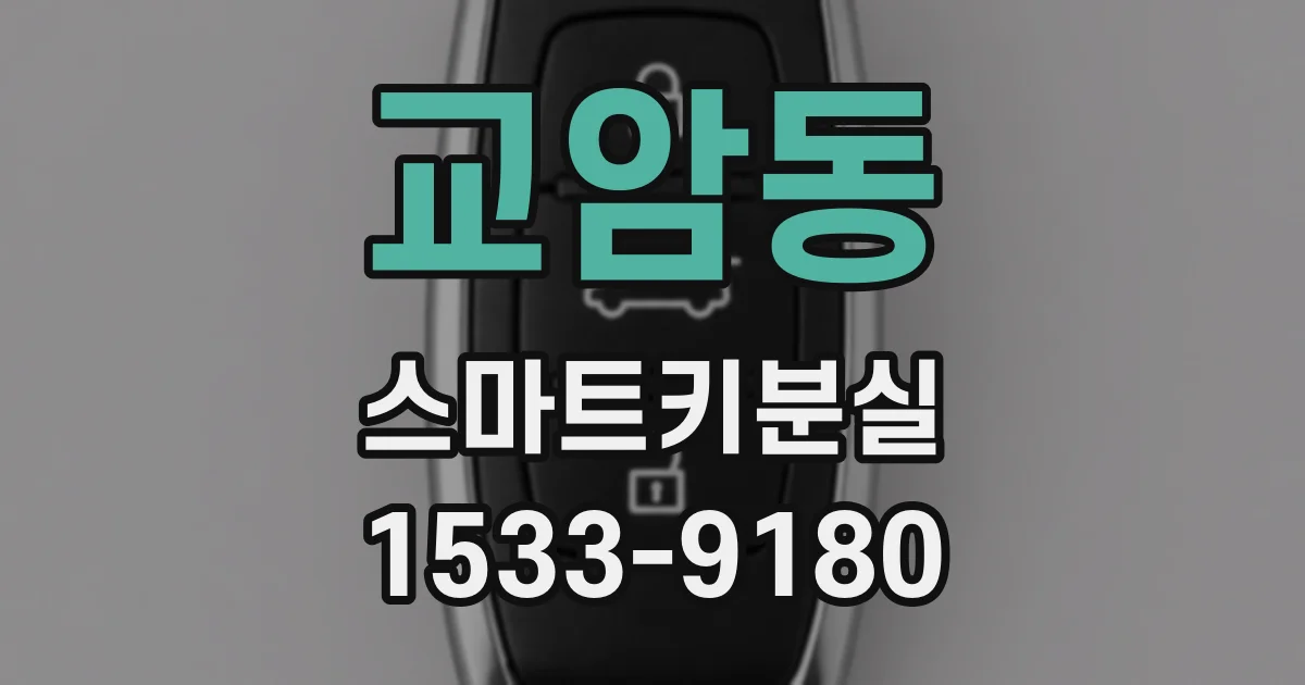 교암동 스마트키분실