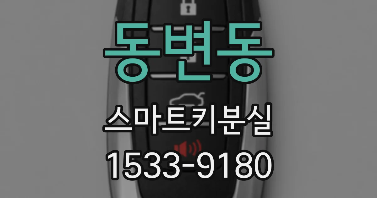 동변동 스마트키분실