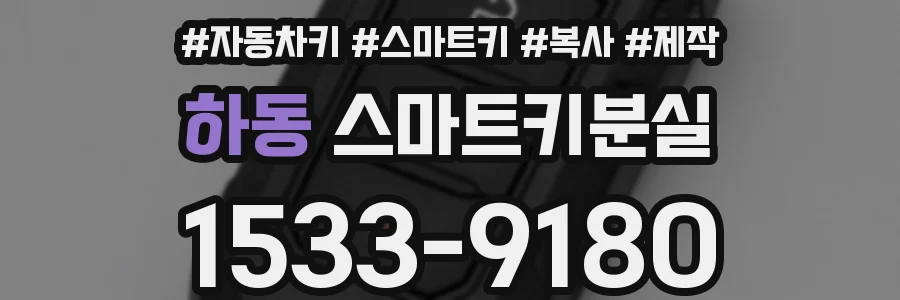 하동 스마트키분실
