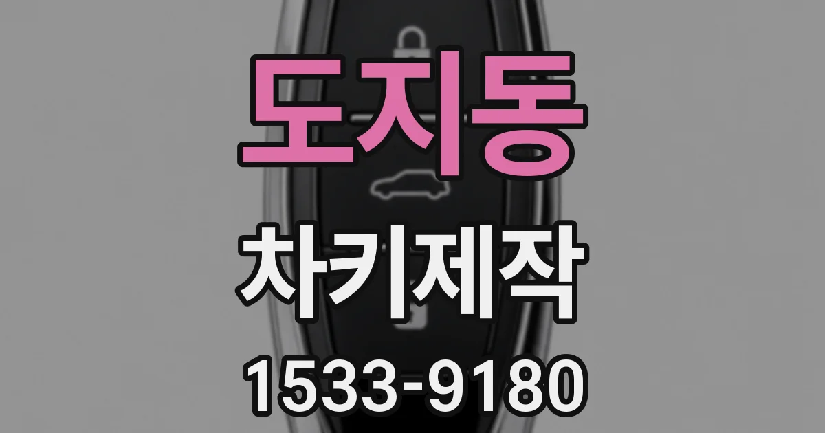 도지동 차키제작