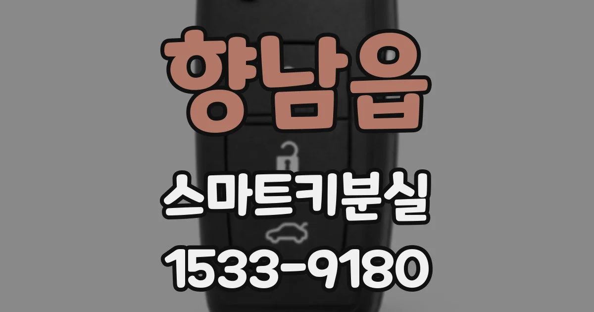 향남읍 스마트키분실