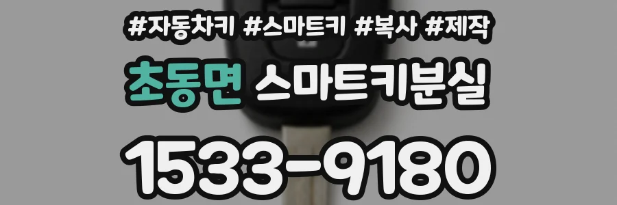 초동면 스마트키분실