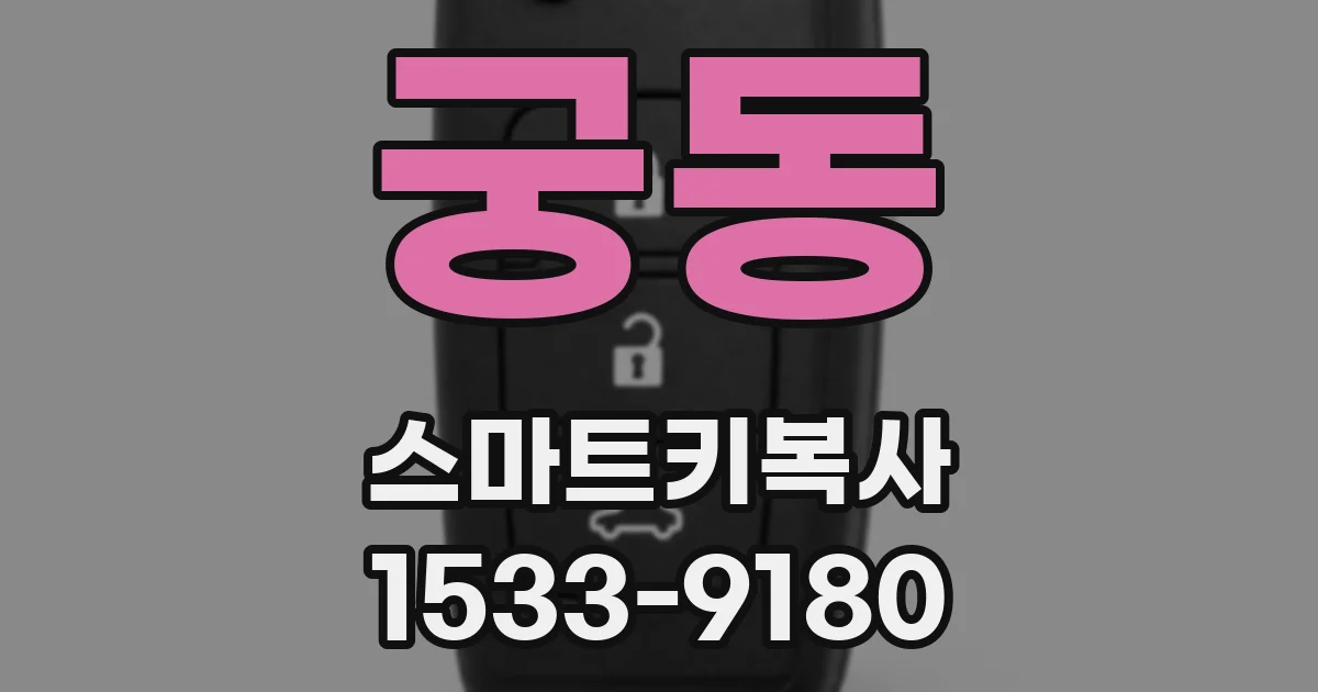 궁동 스마트키복사