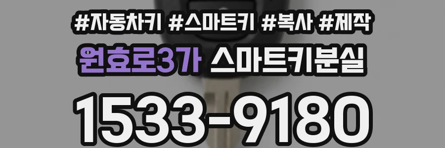 원효로3가 스마트키분실