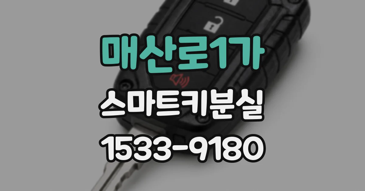 매산로1가 스마트키분실