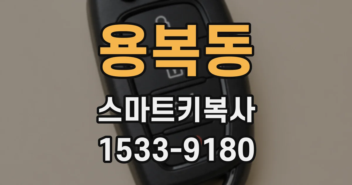 용복동 스마트키복사