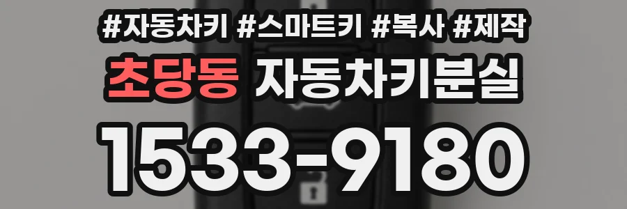 초당동 자동차키분실