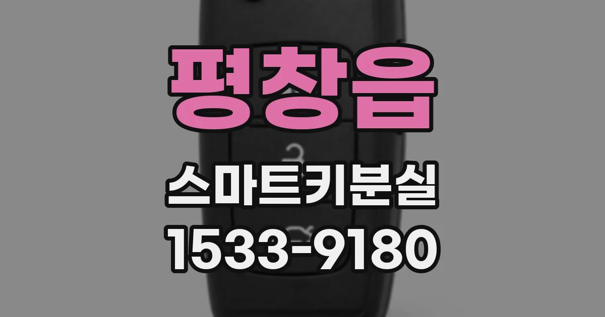 평창읍 스마트키분실