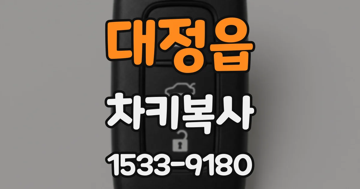 대정읍 차키복사