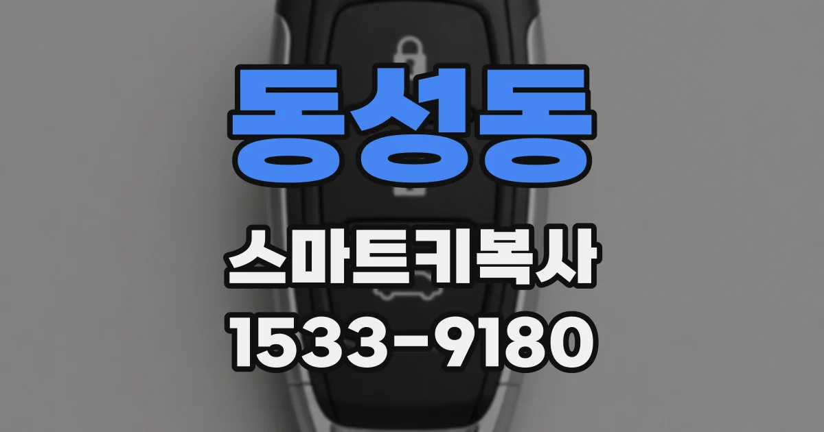 동성동 스마트키복사