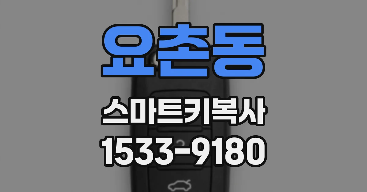 요촌동 스마트키복사