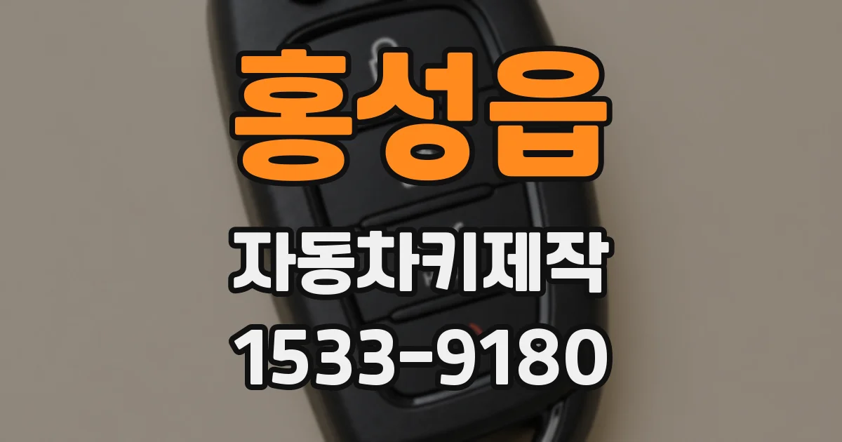 홍성읍 자동차키제작