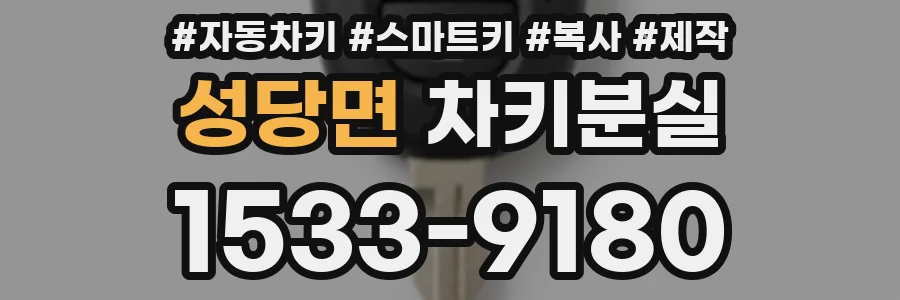 성당면 차키분실