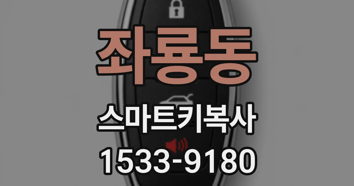 좌룡동 스마트키복사