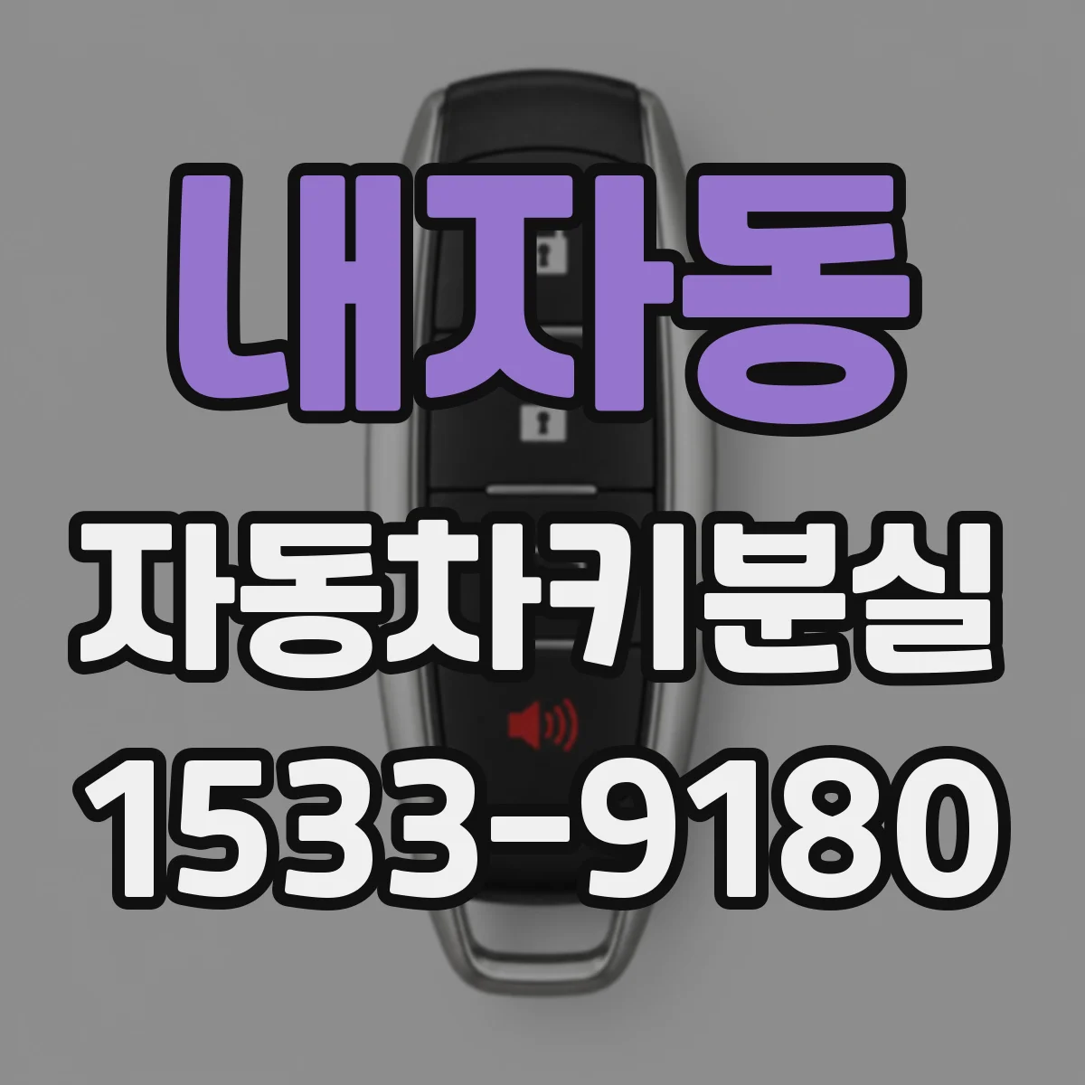 내자동 자동차키분실